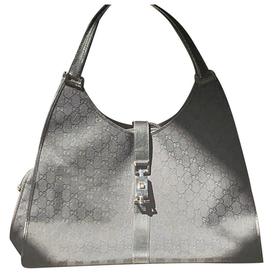 Gucci jackie    black cloth handbag