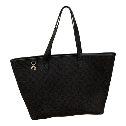Gucci black cloth handbag