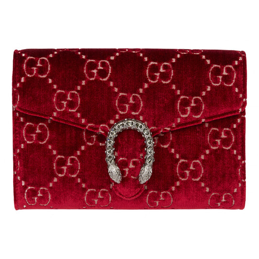 Gucci dionysus red velvet handbag