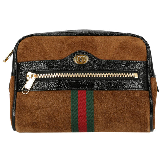 Gucci ophidia brown leather handbag