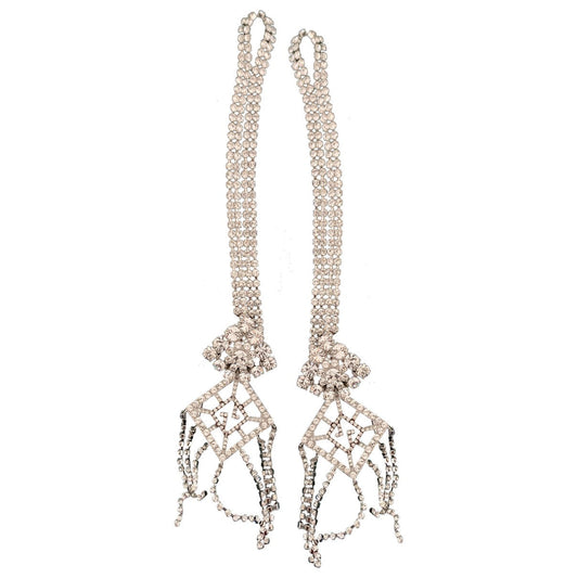 Gucci silver crystal bag charms