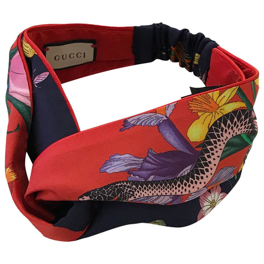 Gucci  silk hair accessories