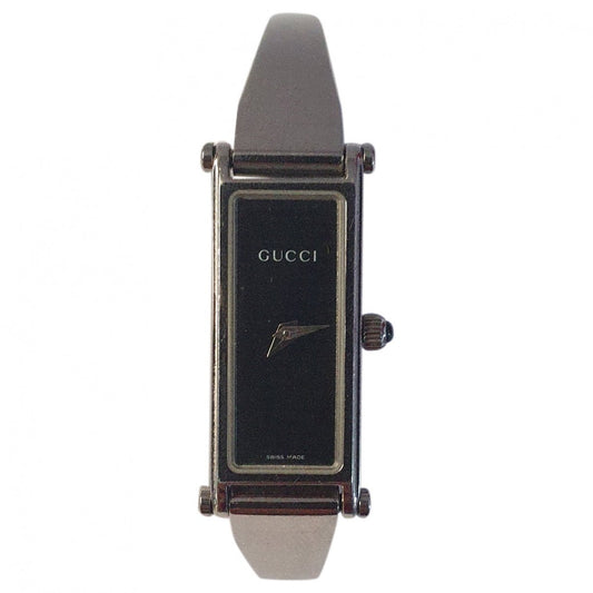 Gucci silver steel watch