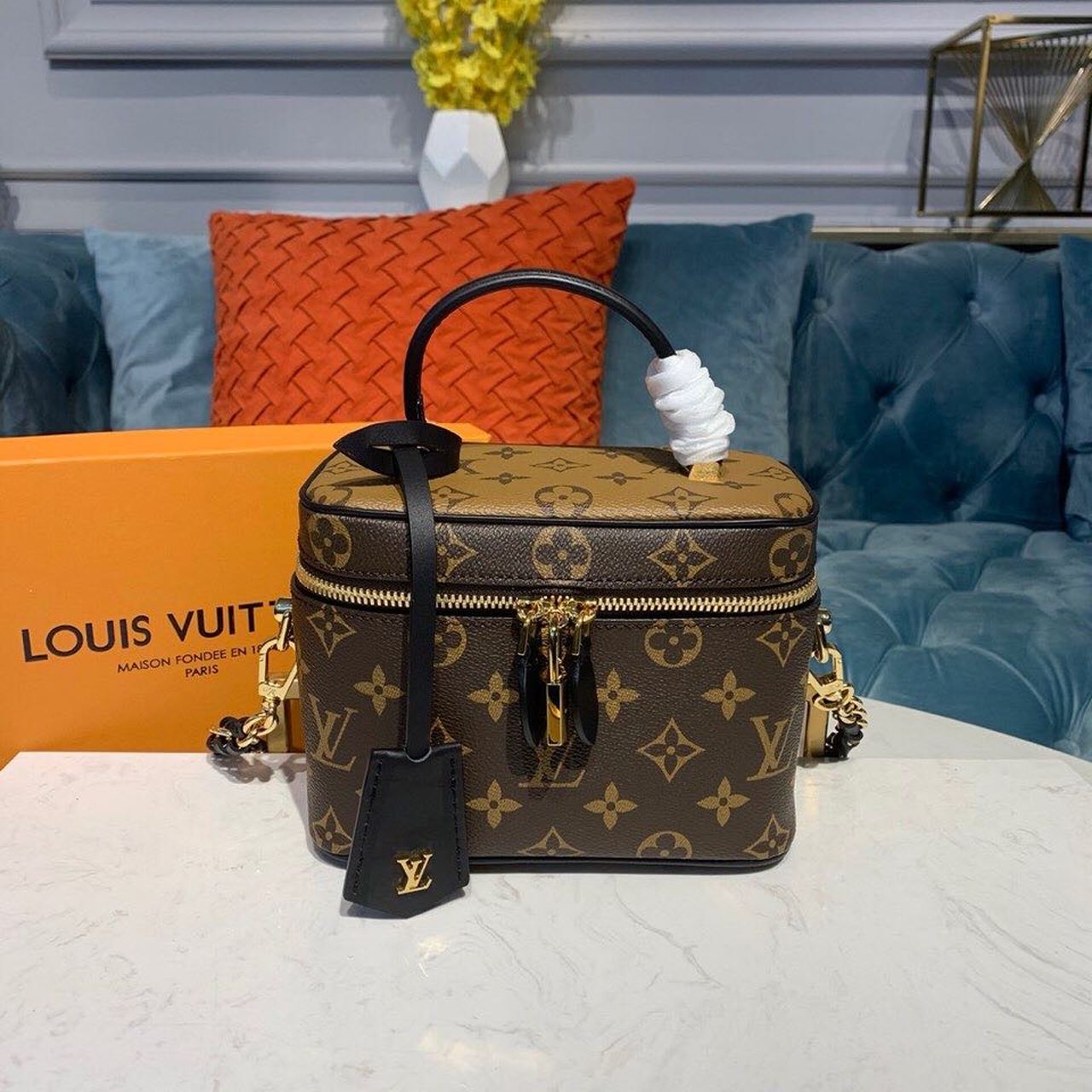 Top Quality Vanity PM Monogram And Monogram Reverse Canvas By Nicolas Ghesquiere For Women,  Shoulder And Crossbody Bags 7.5in/19cm Top Quality M45165