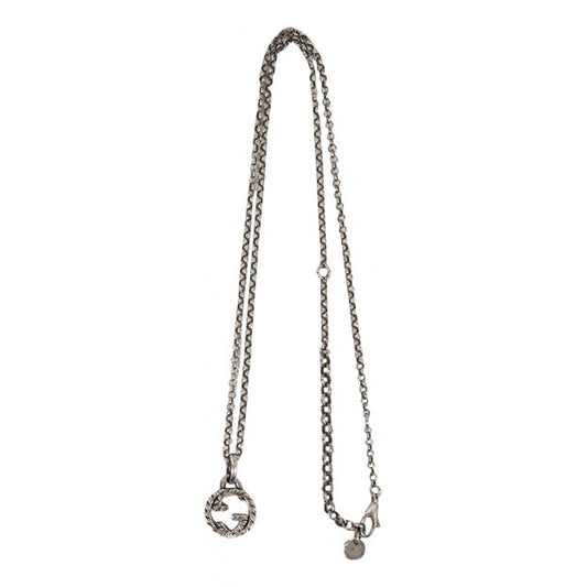 Gucci silver silver necklaces