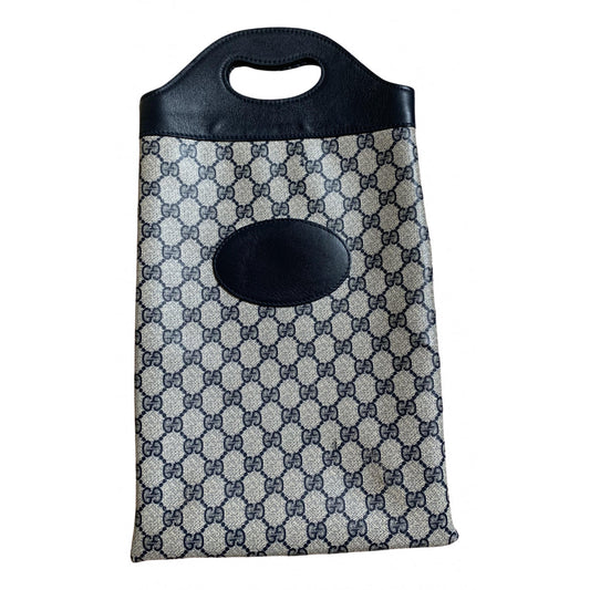 Gucci blue cloth handbag