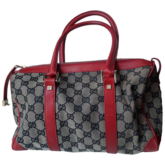 Gucci dôme red cloth handbag