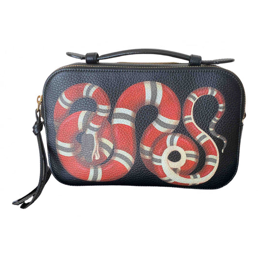 Gucci black leather bag