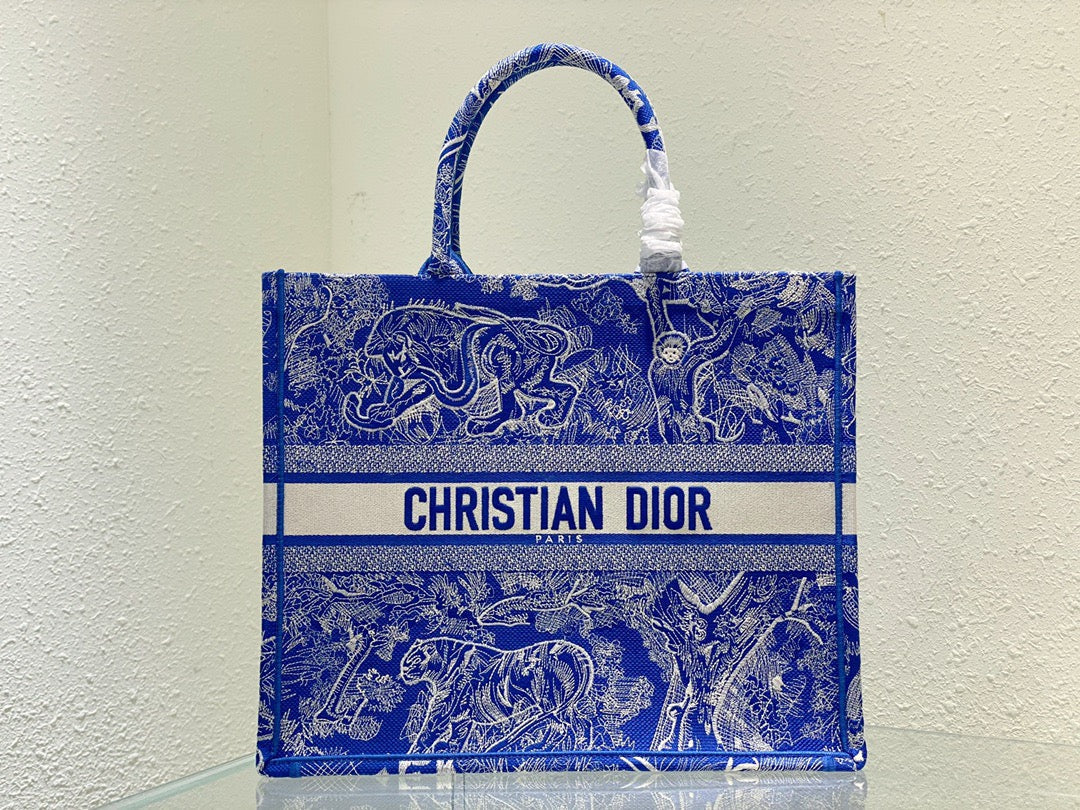 Top Quality Large Book Tote Blue, For Women, Womens Handbags 16.5in/42cm CD M1286ZRVJ_M808