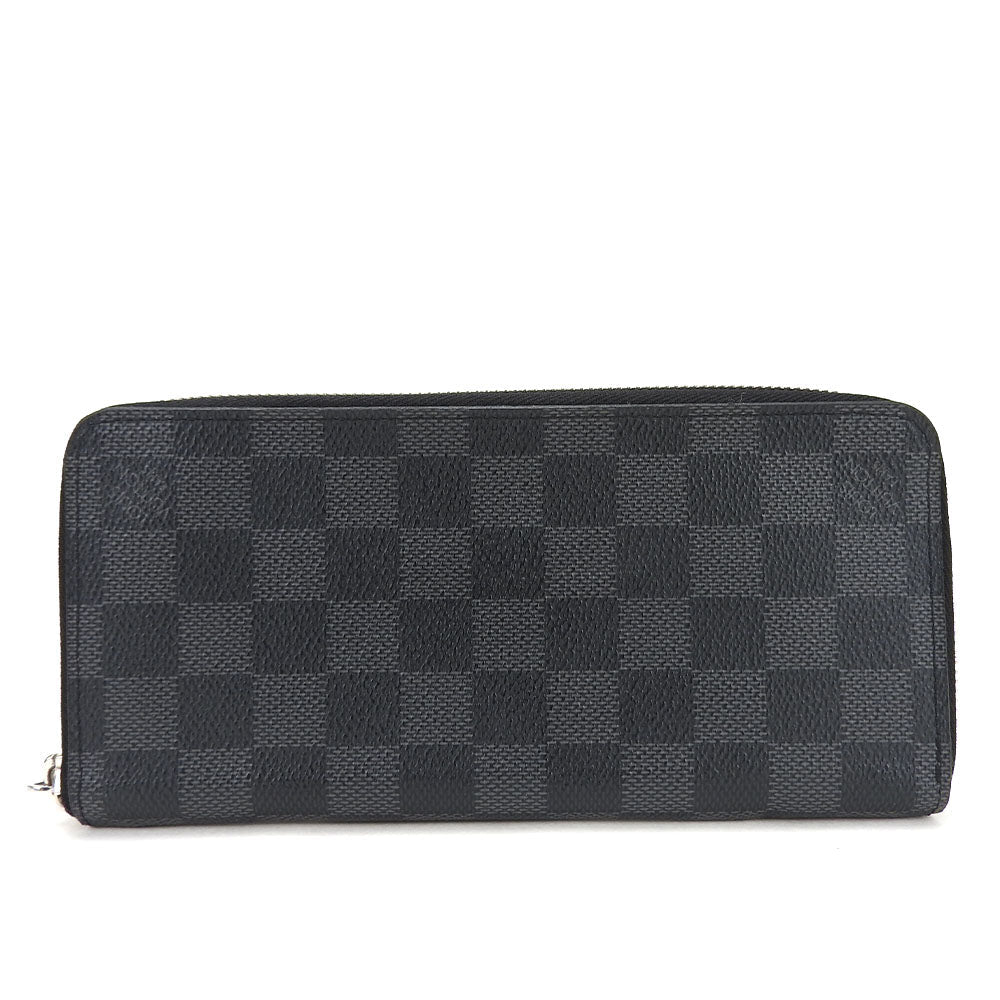LOUIS VUITTON Long Wallet Purse N63095 Damier Grafitte black Damier Graphite Zippy wallet ã» Vertical