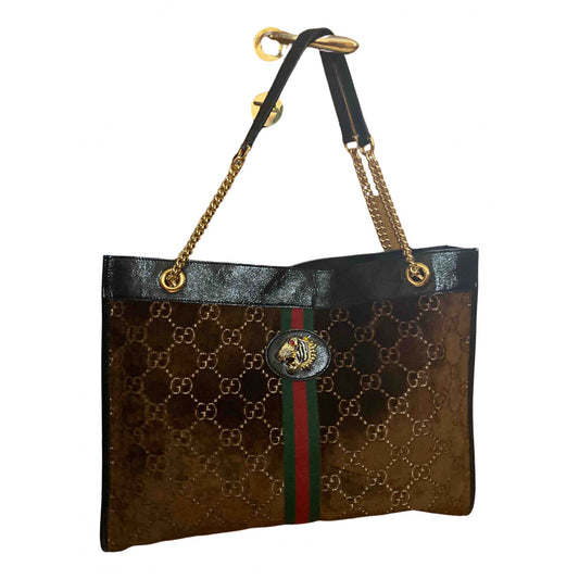 Gucci rajah  velvet handbag
