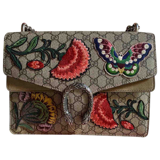 Gucci dionysus beige cloth handbag