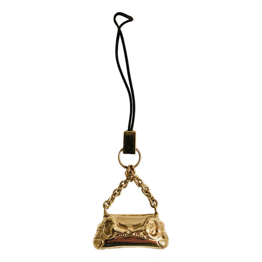 Gucci gold crystal phone charms