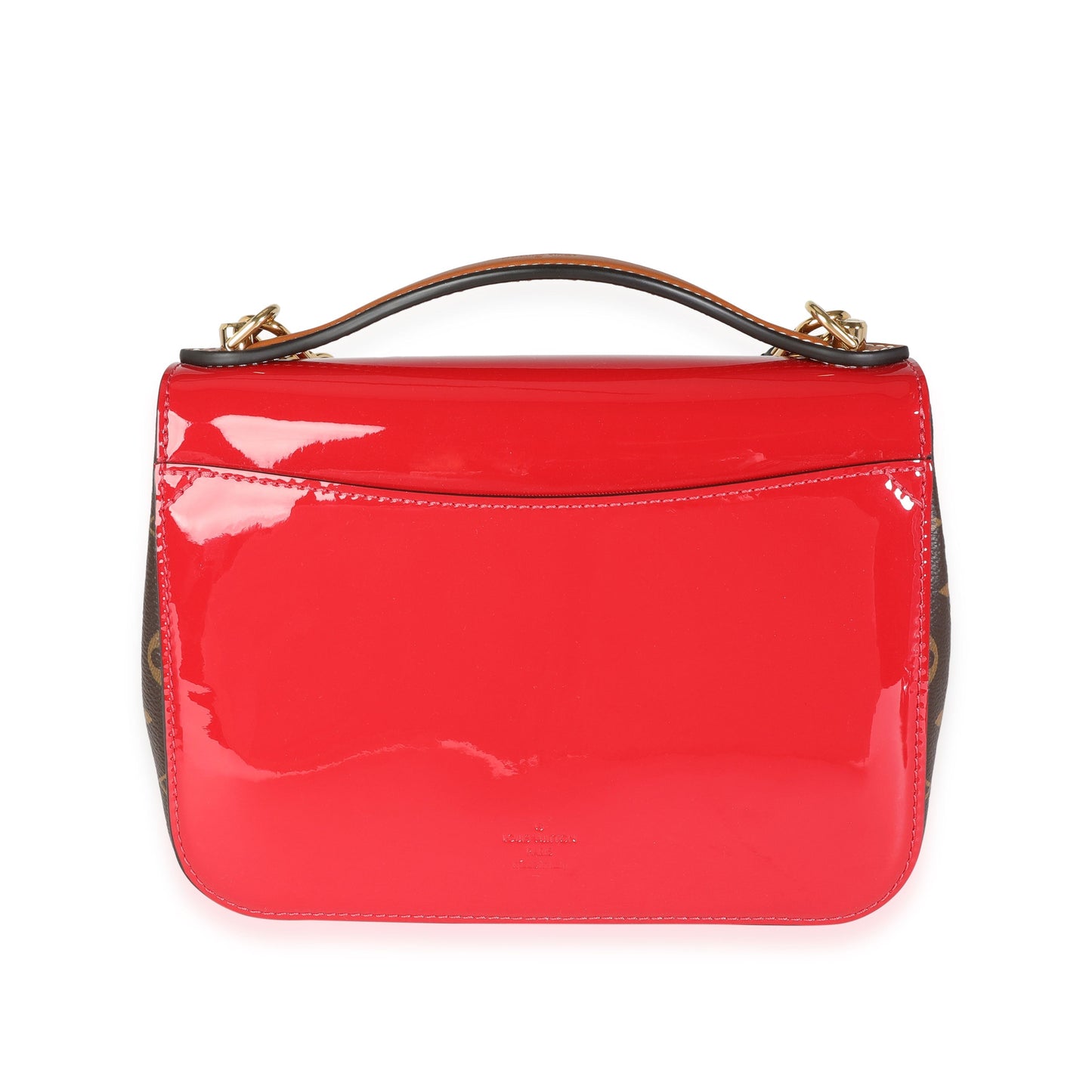 Louis Vuitton  Scarlet Vernis & Monogram Canvas Cherrywood BB