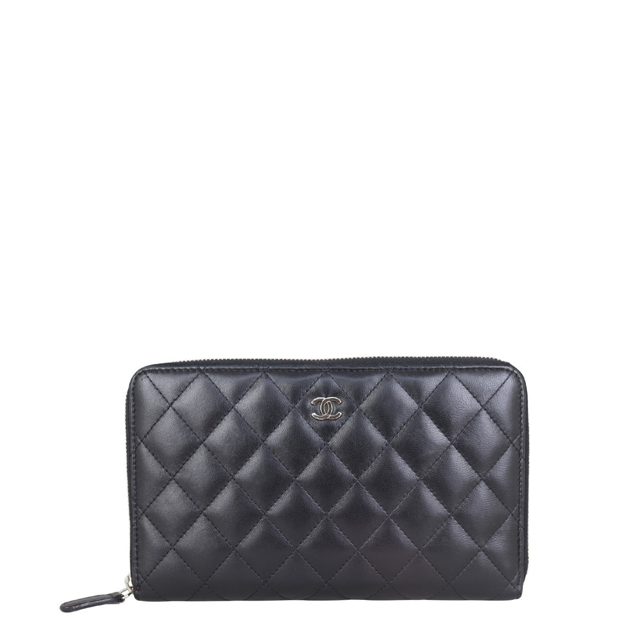 Chanel Classic CC Zip Around Organiser Wallet | Black