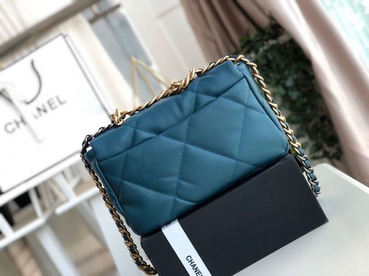 CHL 19 Handbag Teal For Women, Women’s Bags, Shoulder And Crossbody Bags 10in/26cm AS1160