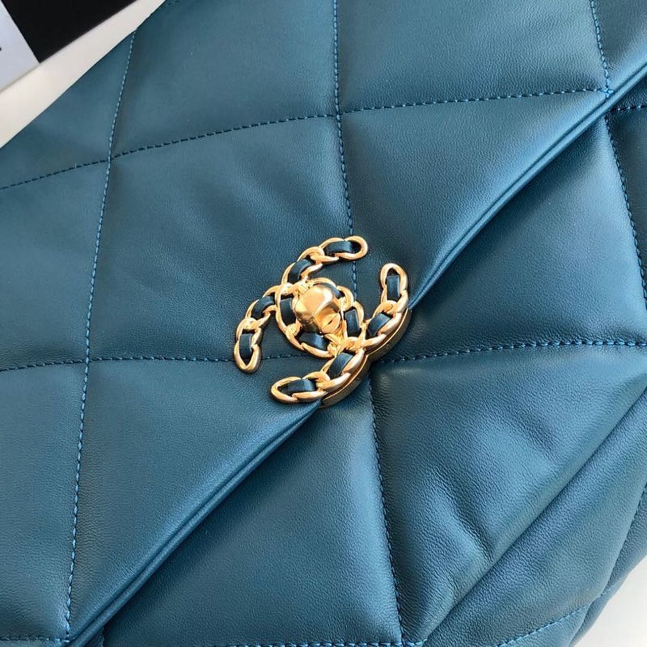 CHL 19 Maxi Handbag Teal For Women Bags, Shoulder And Crossbody Bags 14in/36cm AS1162
