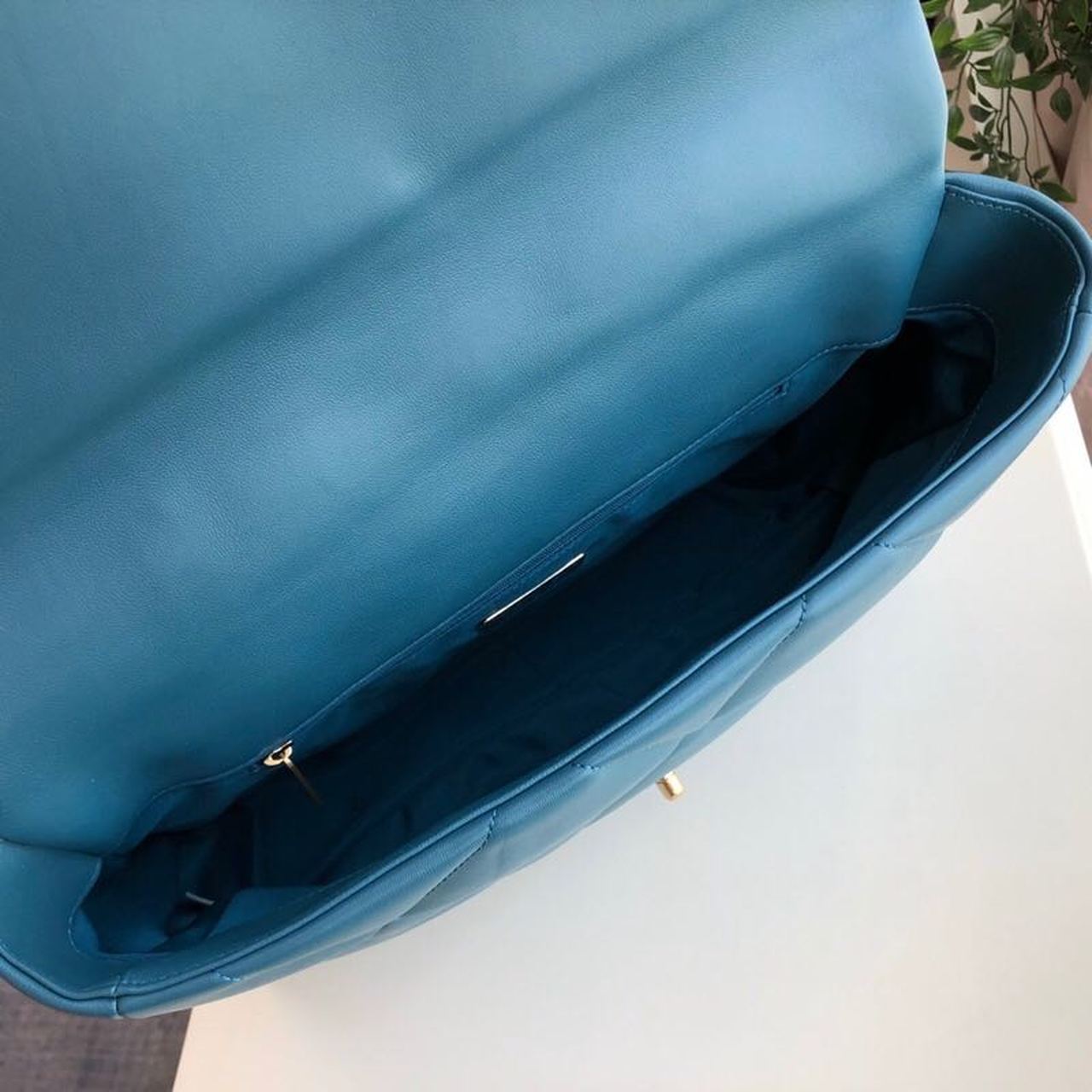 CHL 19 Maxi Handbag Teal For Women Bags, Shoulder And Crossbody Bags 14in/36cm AS1162