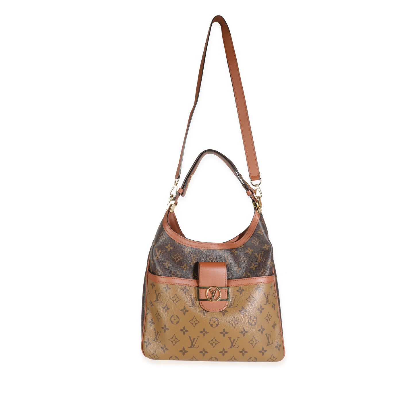Louis Vuitton  Monogram & Monogram Reverse Canvas Dauphine Hobo MM