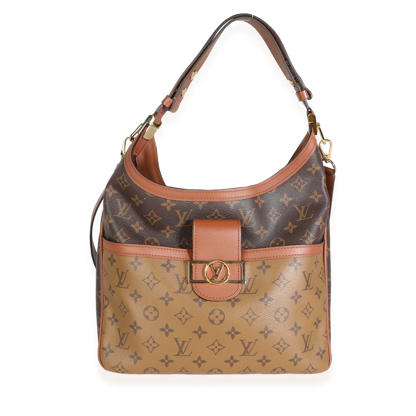 Louis Vuitton  Monogram & Monogram Reverse Canvas Dauphine Hobo MM