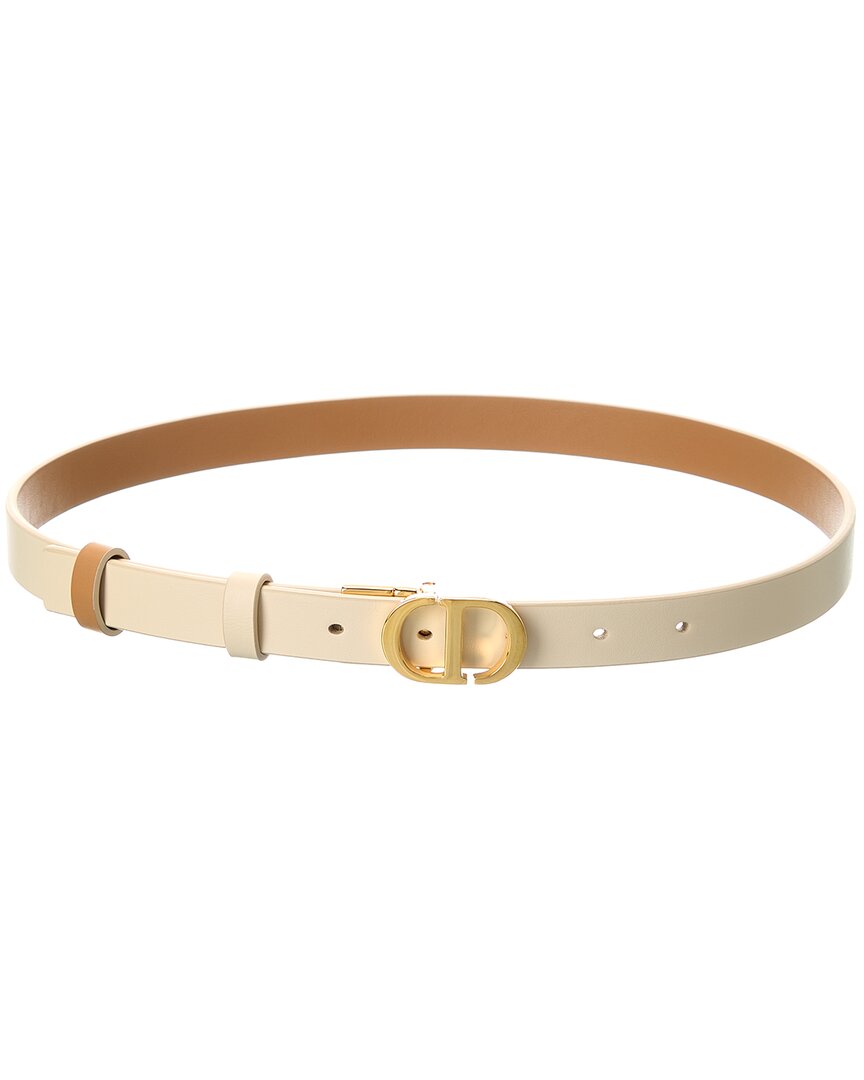 Dior 30 Montaigne Reversible Leather Belt