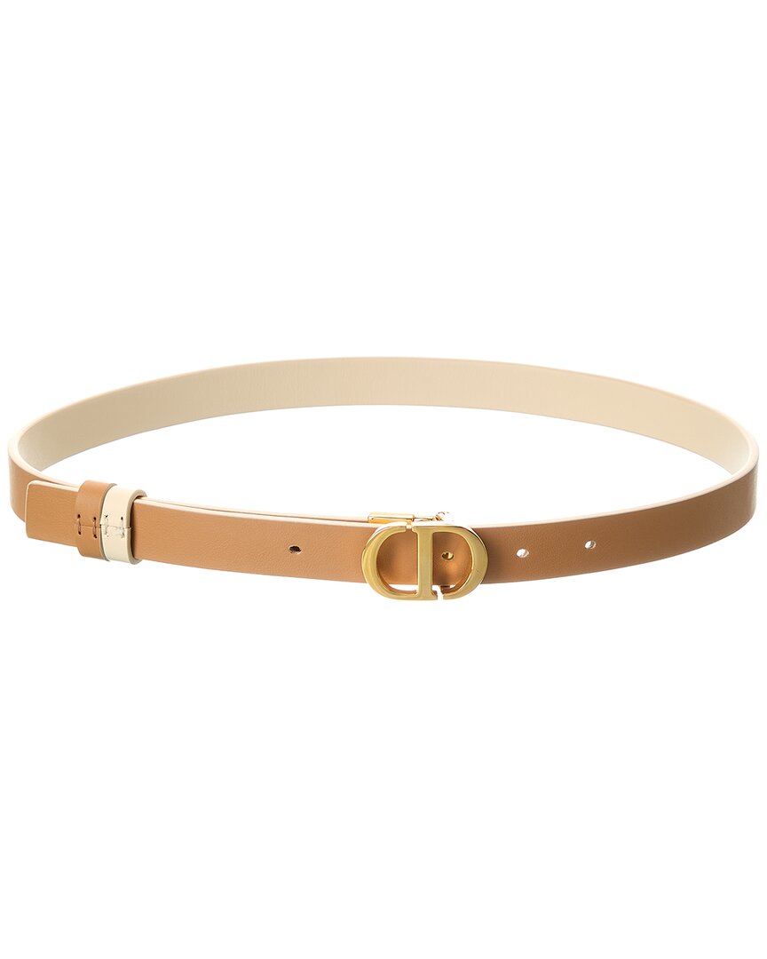 Dior 30 Montaigne Reversible Leather Belt