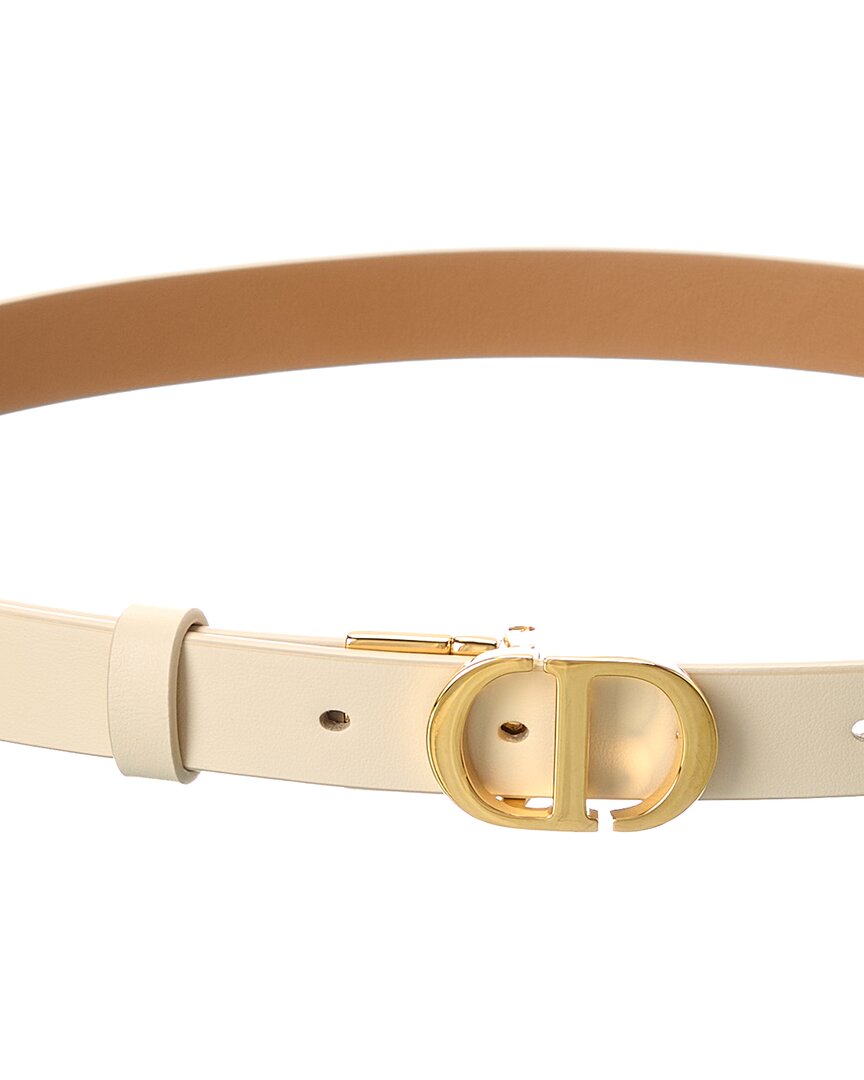 Dior 30 Montaigne Reversible Leather Belt