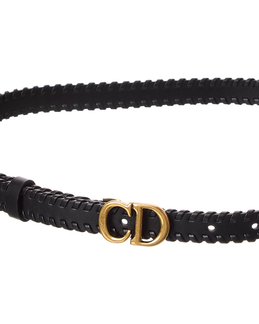 Dior Saddle Leather Belt