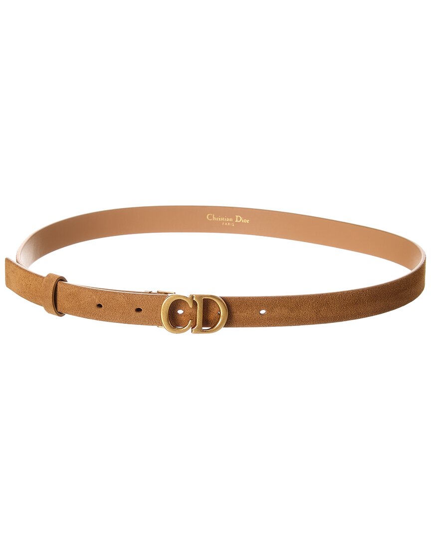 Dior Saddle Suede Belt