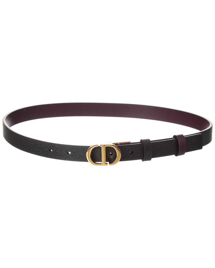 Dior 30 Montaigne Reversible Leather Belt