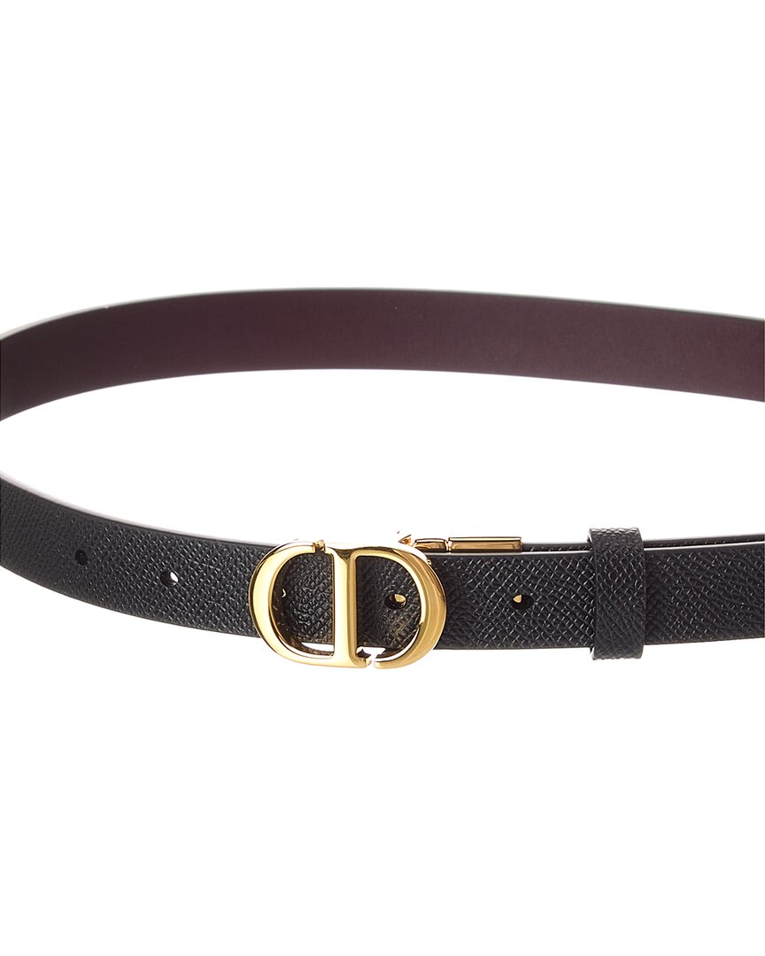 Dior 30 Montaigne Reversible Leather Belt