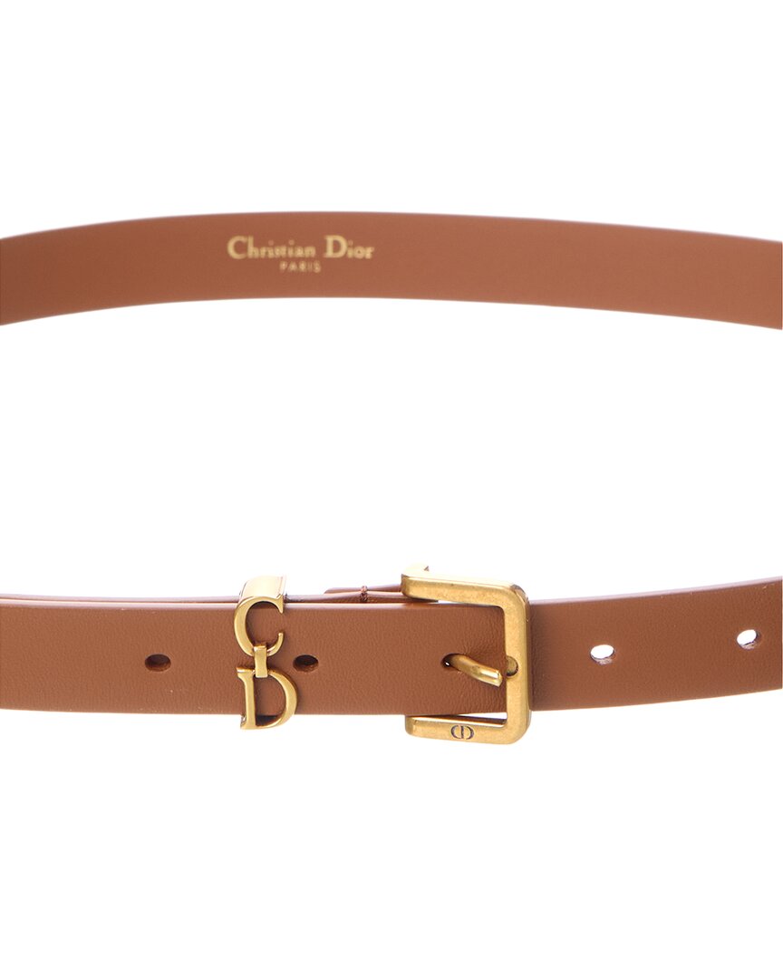 Dior Saddle Loop Leather Belt