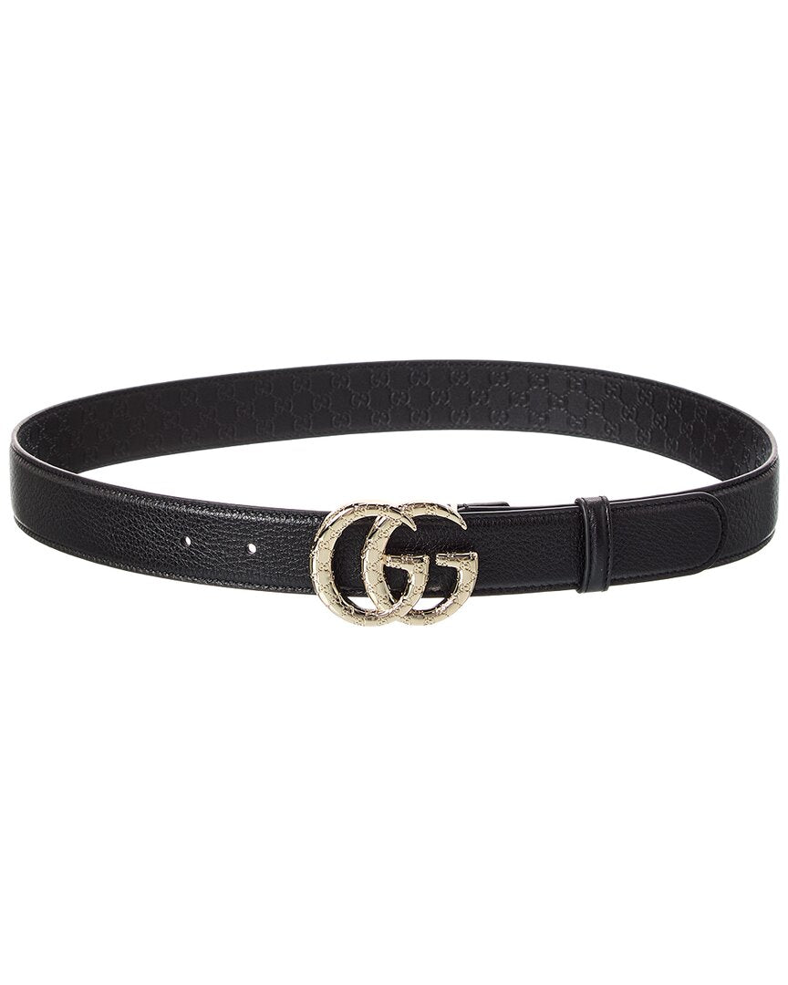 Gucci Gg Marmont Leather Belt
