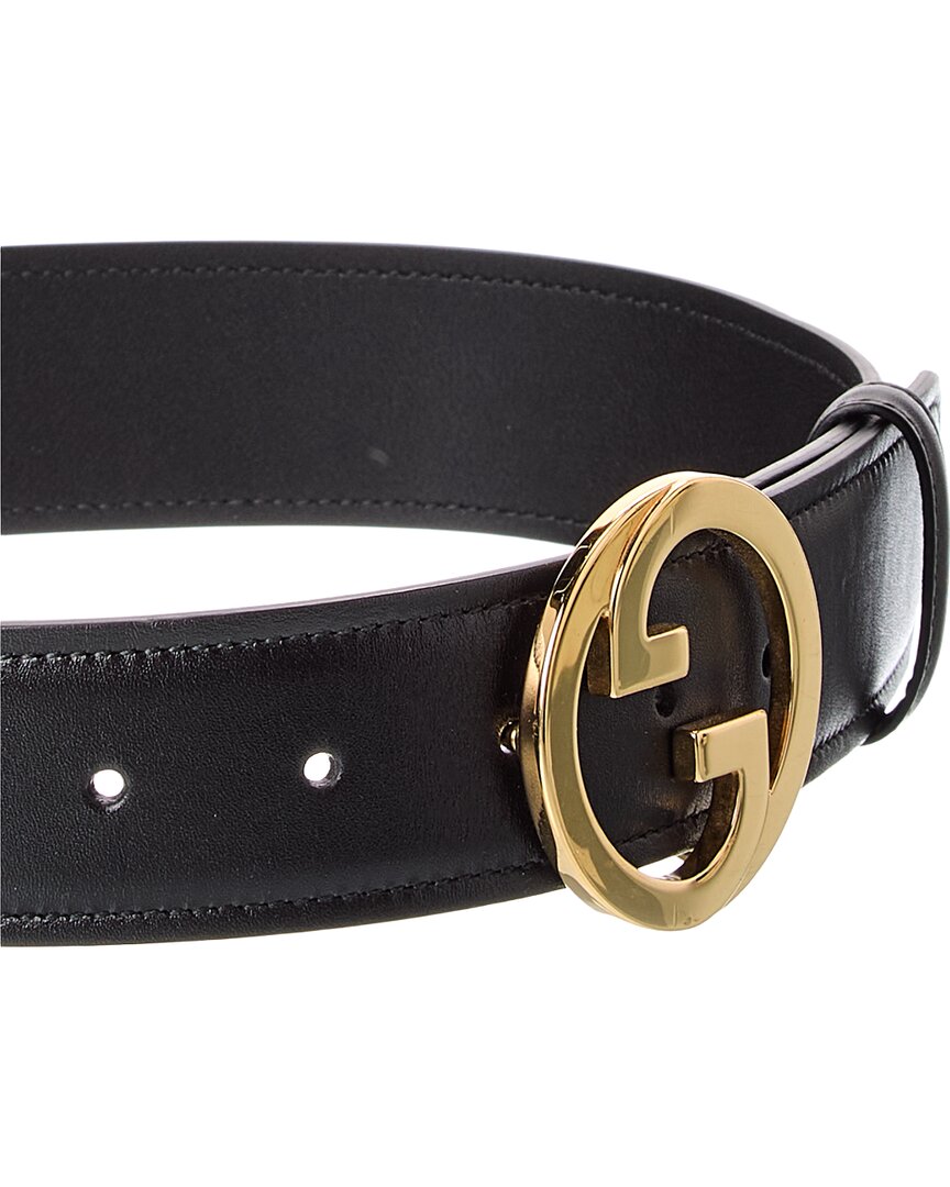 Gucci Gg Blondie Leather Belt