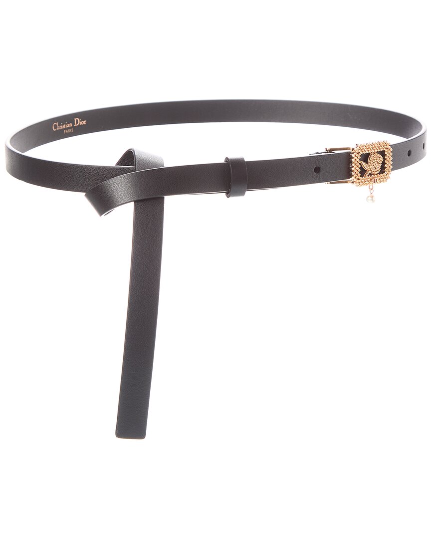 Dior Lumiere De Rose Leather Belt