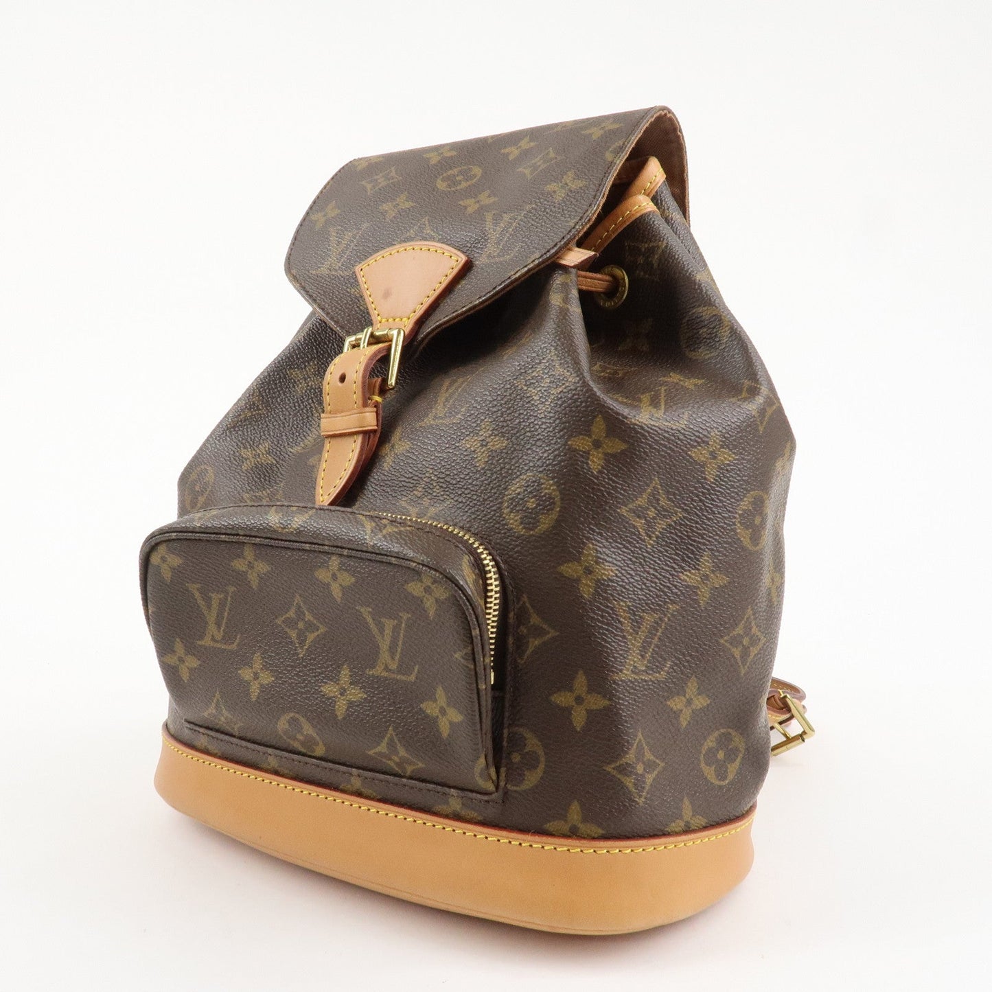 Louis Vuitton Monogram Montsouris MM Back Pack Ruck Sack M51136  d