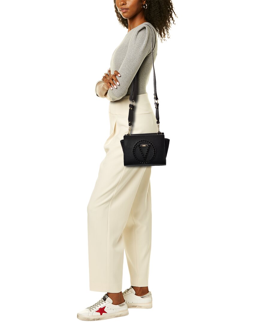 Valentino By Mario Valentino Kiki Rock Leather Shoulder Bag