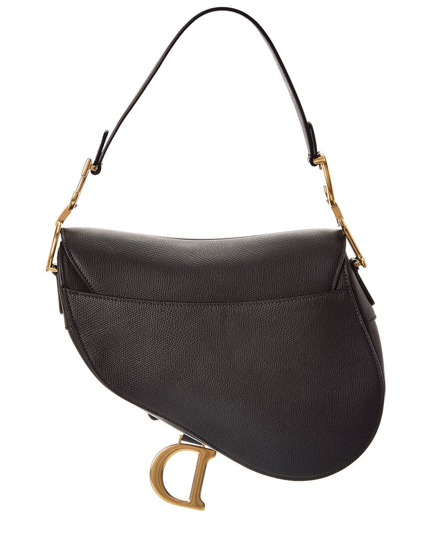 Dnu Dior Medium Saddle Leather Shoulder Bag ( Pre-Loved)
