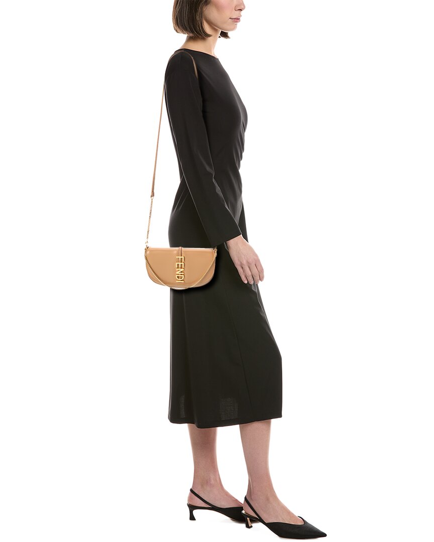 Fendi Fendigraphy Leather Wallet On Chain