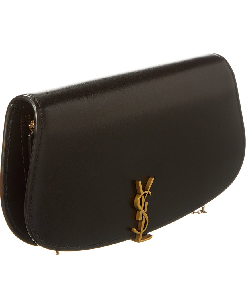 Saint Laurent Leather Wallet On Chain