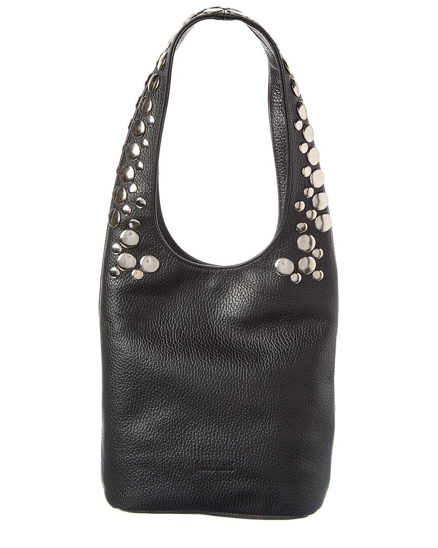 Isabella Rossetti Alice Studded Leather Shoulder Bag