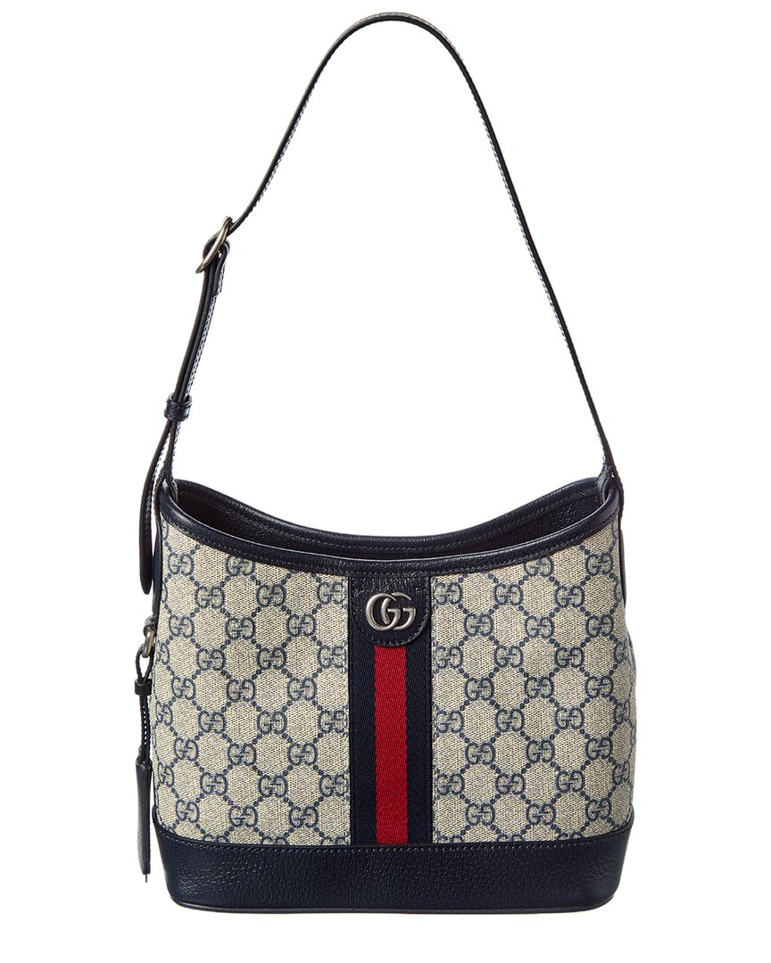 Gucci Ophidia Gg Small Gg Supreme Canvas & Leather Shoulder Bag