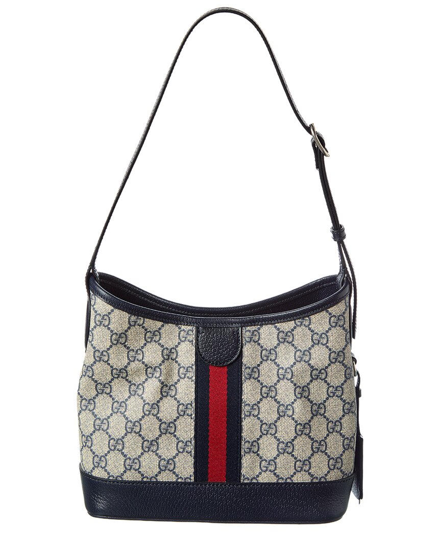 Gucci Ophidia Gg Small Gg Supreme Canvas & Leather Shoulder Bag