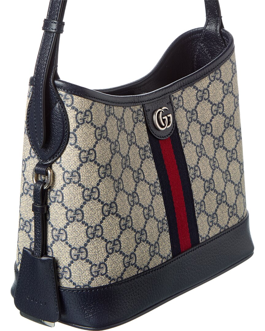 Gucci Ophidia Gg Small Gg Supreme Canvas & Leather Shoulder Bag