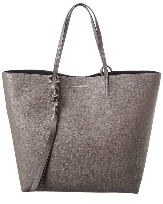 Alexander Mcqueen Skull Leather Tote
