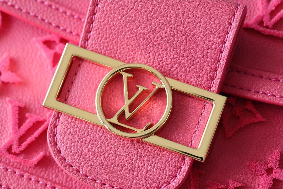 Top Quality Mini Dauphine Monogram Fluo Pink For Women,  Shoulder And Crossbody Bags 7.9in/20cm Top Quality M20747