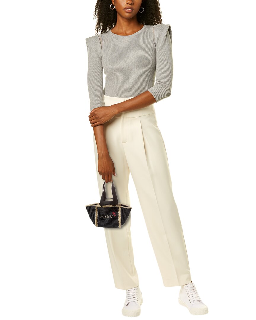 Marni Macrame Sillo Small Shopper Tote