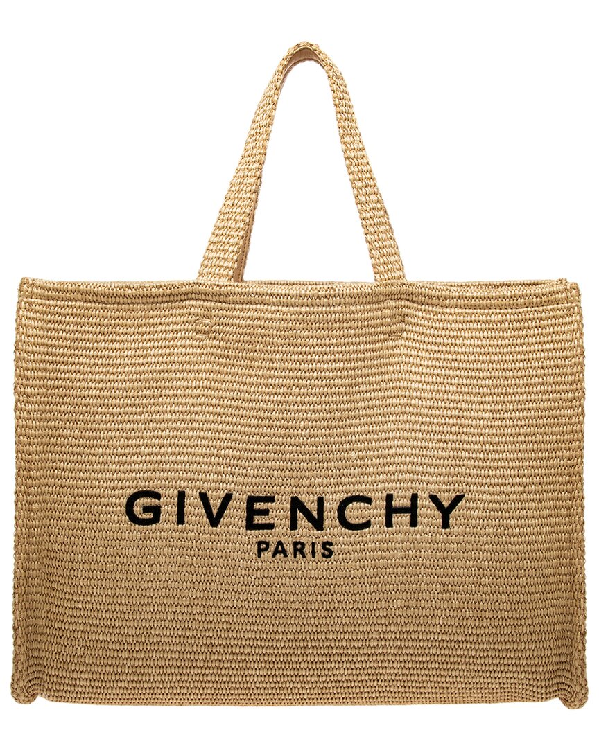 Givenchy G Medium Raffia Tote