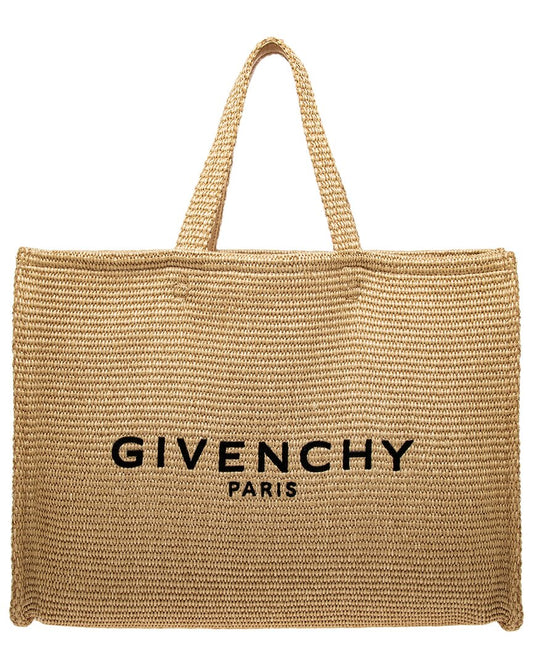 Givenchy G Medium Raffia Tote