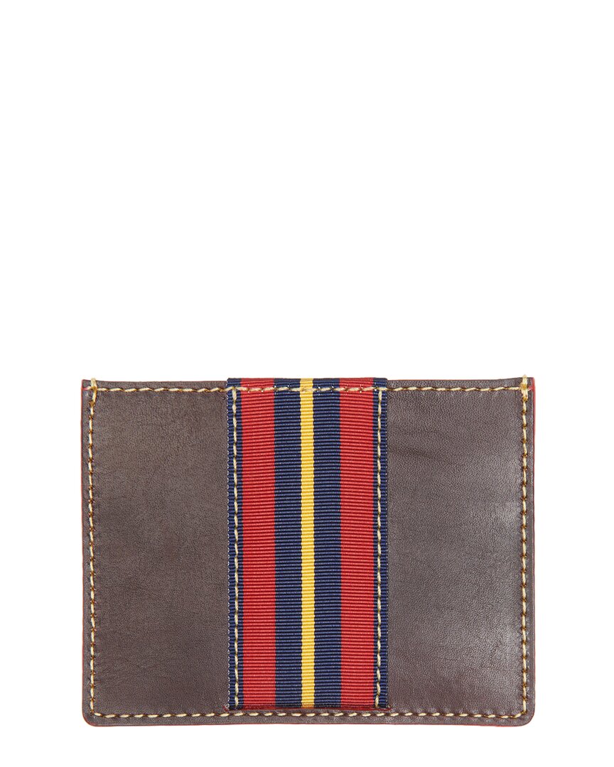 J.Mclaughlin Men's Leather Card Case, Os, Brown
